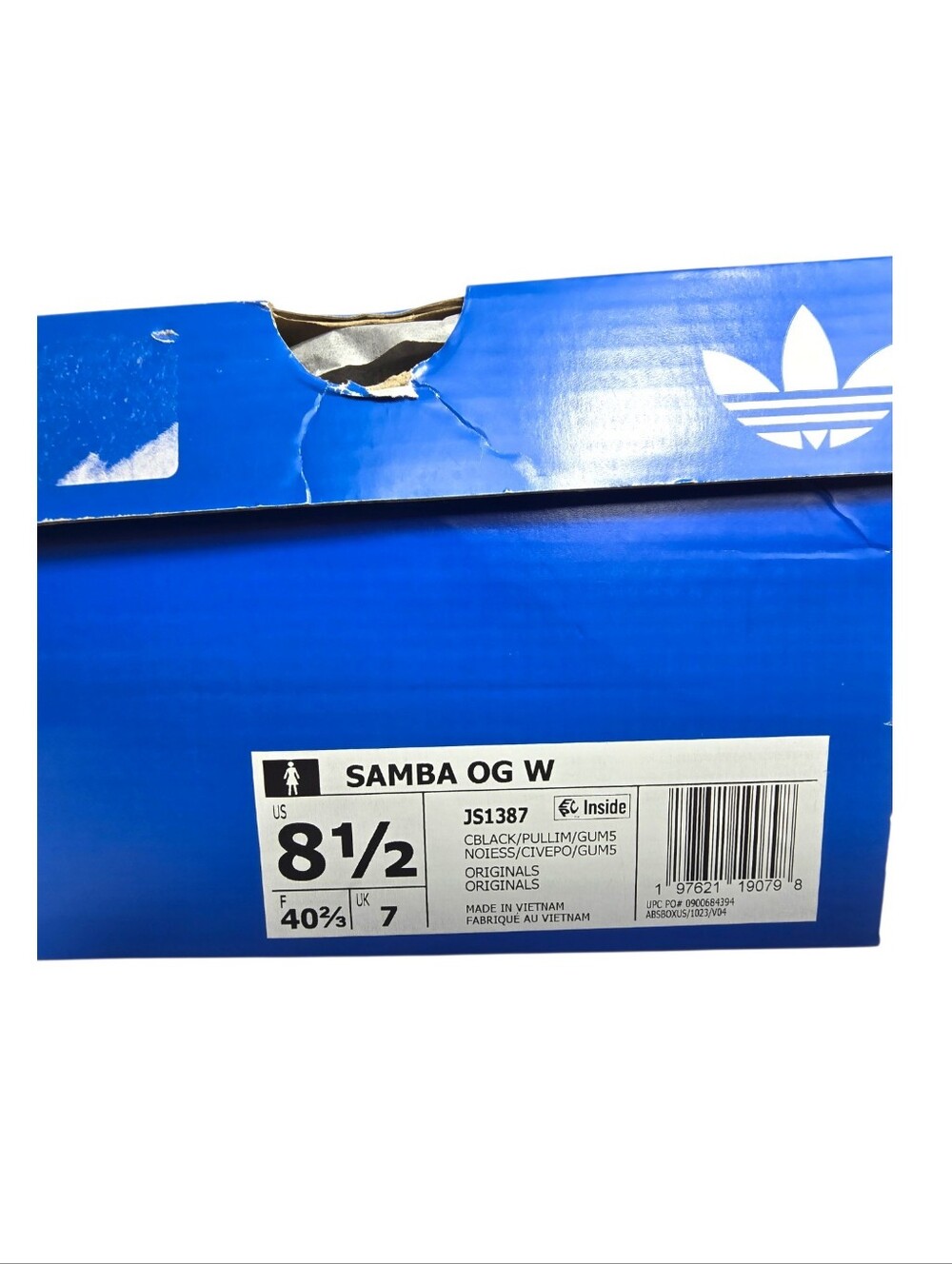 Adidas Samba OG W JS1387 Black Pulse Lime Gum Womens 8.5 Sneakers NWT - Picture 12 of 16